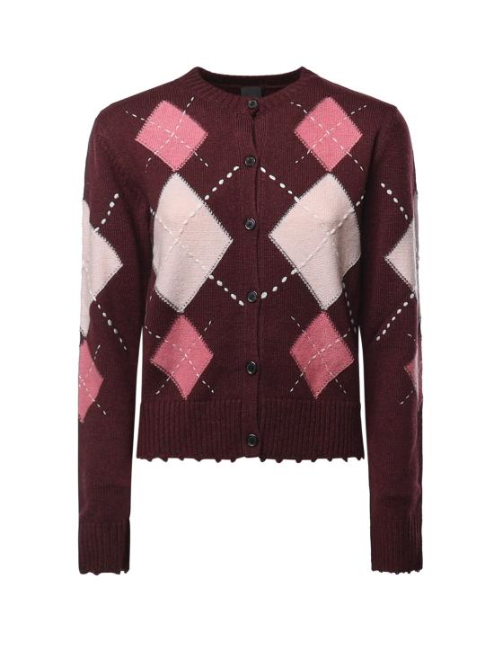 26FW 핑코 스웨터 107284 A3IEYN2 BORDEAUX PINK