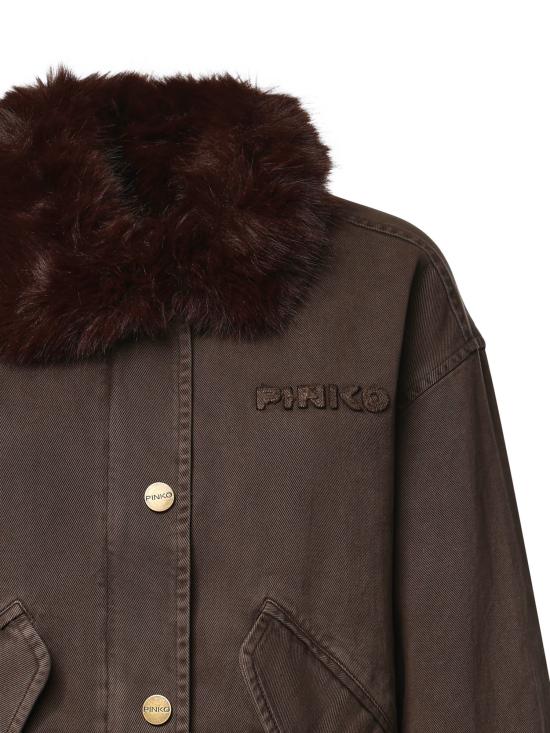 26FW 핑코 자켓 107219 A3GVL64 BROWN - PINKO