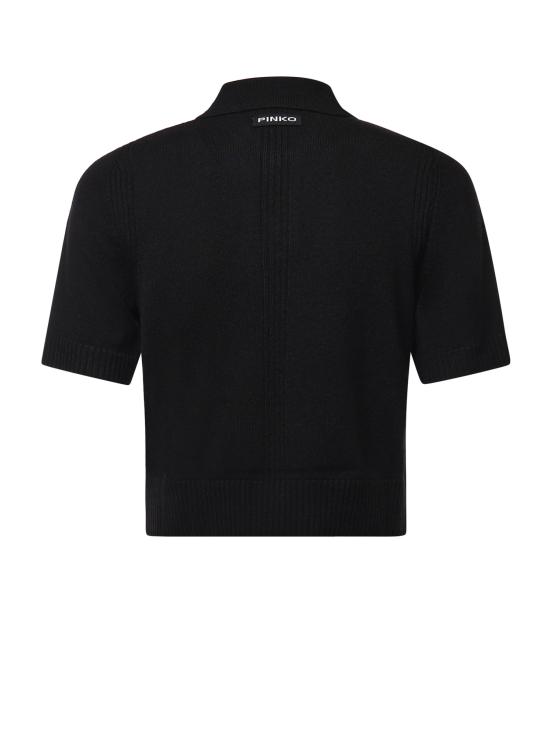 26FW 핑코 폴로 티셔츠 105450 A3G1Z99 BLACK - PINKO