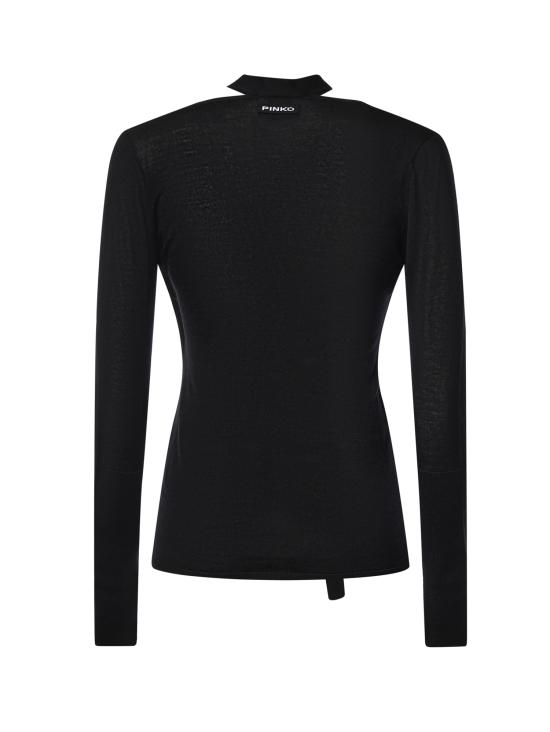 26FW 핑코 터틀넥 107775 A3O1Z99 BLACK - PINKO
