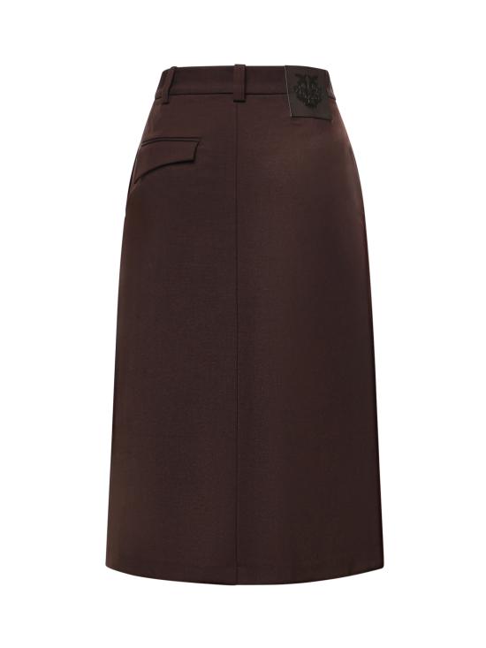 26FW 핑코 롱 스커트 107713 A3MSM04 BROWN - PINKO