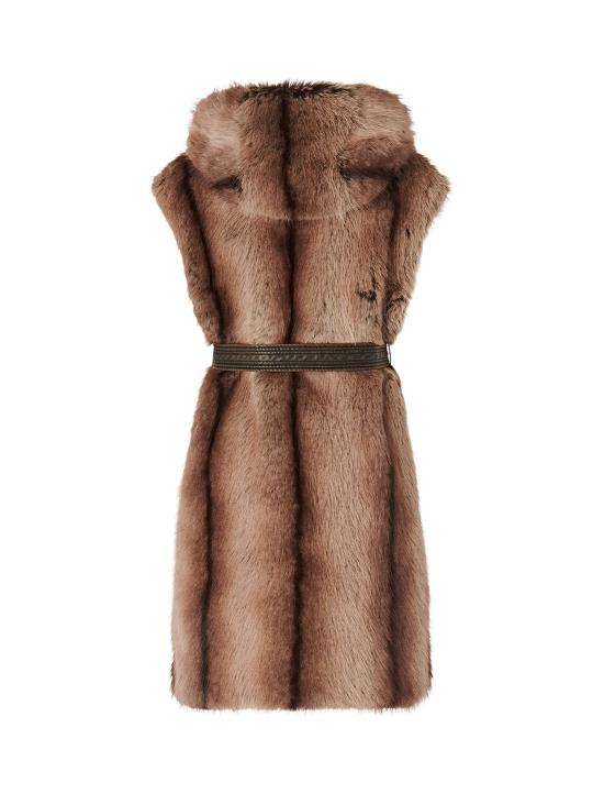 26FW 핑코 무스탕 107042 A3C6D31 BEIGE - PINKO