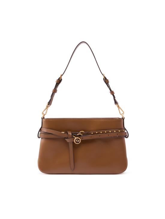 26FW 핑코 숄더백 106177 A0QOM37Q COGNAC