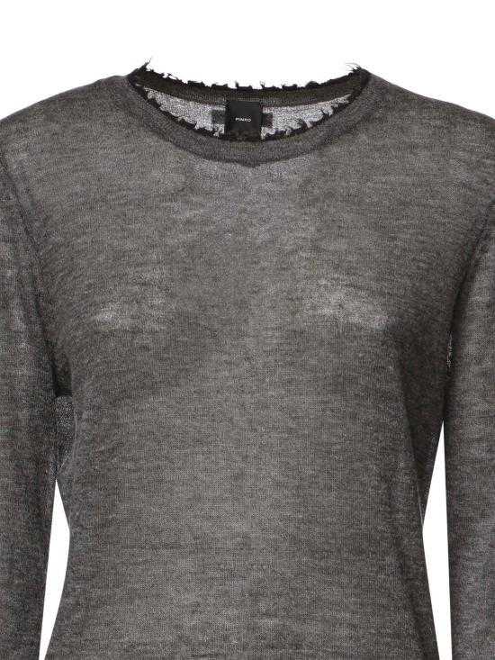 26FW 핑코 스웨터 107328 A3IQI76 GREY - PINKO
