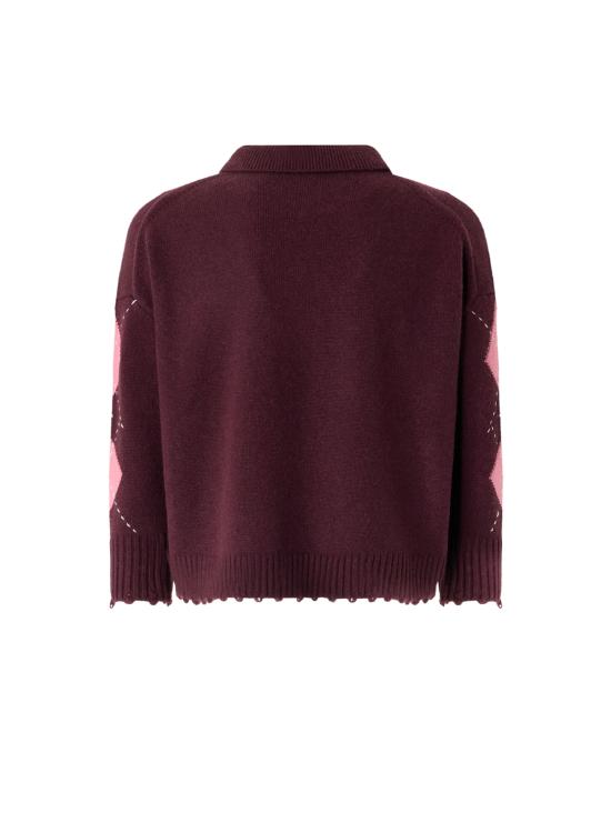 26FW 핑코 스웨터 107286 A3IEYN2 BORDEAUX PINK - PINKO