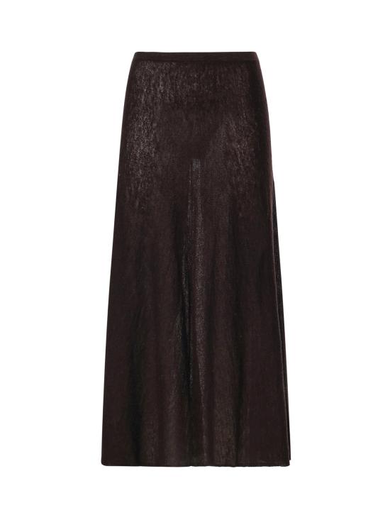 26FW 핑코 롱 스커트 107333 A3IQM05 BROWN