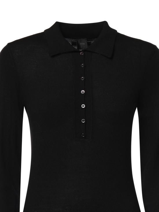26FW 핑코 바디수트 티셔츠 107271 A3FYZ99 BLACK - PINKO