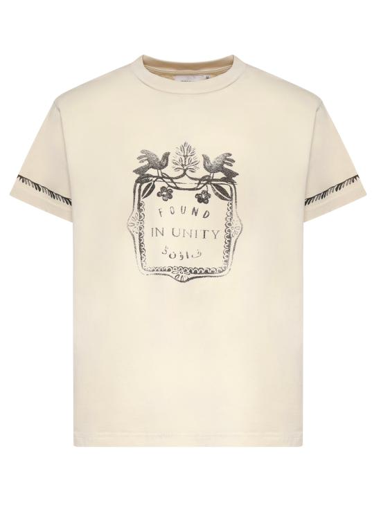 26SS 파운드 반팔 티셔츠 FOSS26TT18012 6369 OFF WHITE