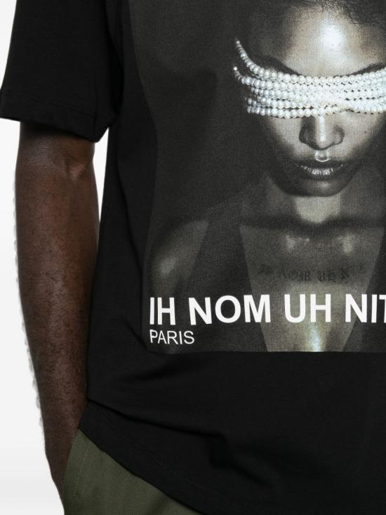 26FW 이놈어닛 반팔 티셔츠 NUW26215 009 Nero - IH NOM UH NIT