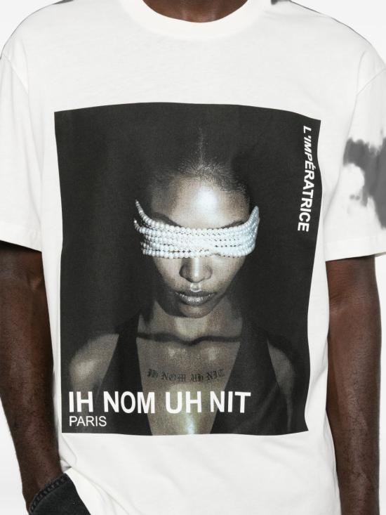 26FW 이놈어닛 반팔 티셔츠 NUW26215 081 Bianco - IH NOM UH NIT