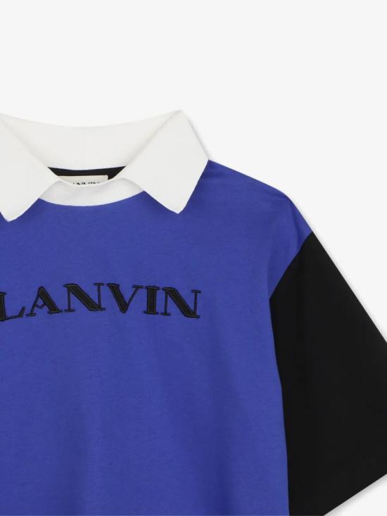 26FW [키즈] 랑방 폴로 셔츠 N30431 V70 Blu - LANVIN