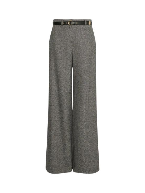 26FW 막스마라 스튜디오 수트 팬츠 2626136042600 001 WHITE BLACK - MAX MARA STUDIO
