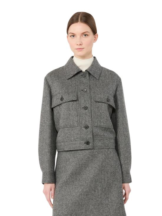 26FW 위켄드막스마라 자켓 2625046072600 008 DARK GREY
