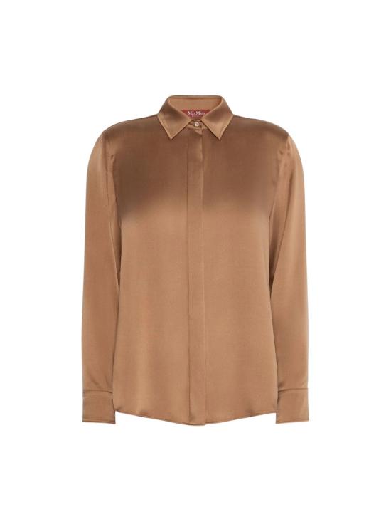 26FW 막스마라 스튜디오 블라우스 2626116022600 094 TOBACCO - MAX MARA STUDIO