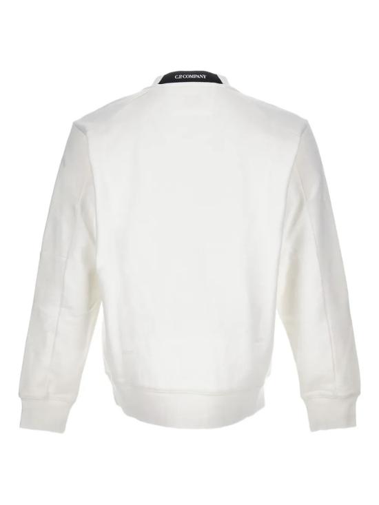 26FW 씨피 컴퍼니 다이애그널 레이즈드 플리스 스웨트셔츠 RCCMSS713A005086W 103 Bianco - C.P. COMPANY