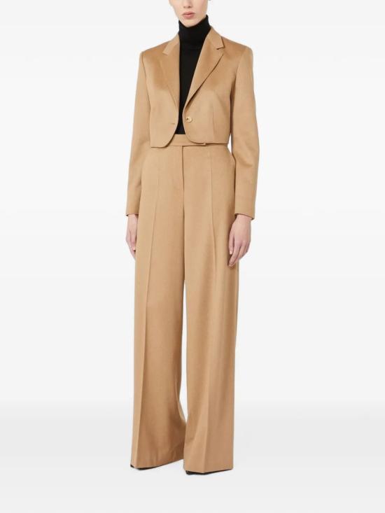 26FW 막스마라 와이드 레그 플란넬 팬츠 와이드 레그 플란넬 팬츠 2621136022600 001 - MAX MARA