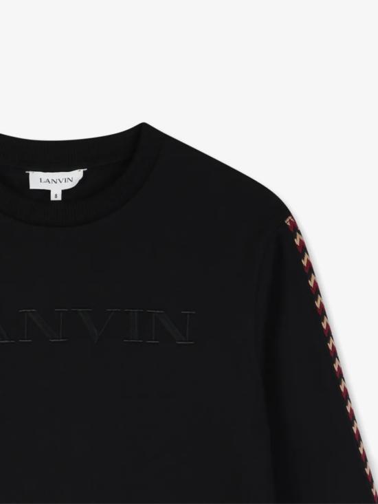 26FW [키즈] 랑방 니트/스웻셔츠 N30401 09B Nero - LANVIN