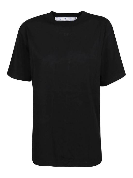  오프화이트 반팔 티셔츠 OWAA049E20JER0131010 Black