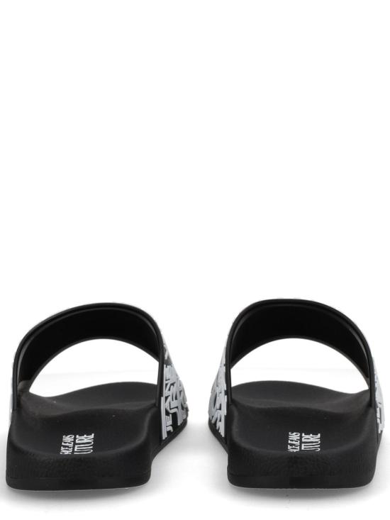 26SS 베르사체 러버 슬라이더 80YA3SQ171352899 Black - VERSACE