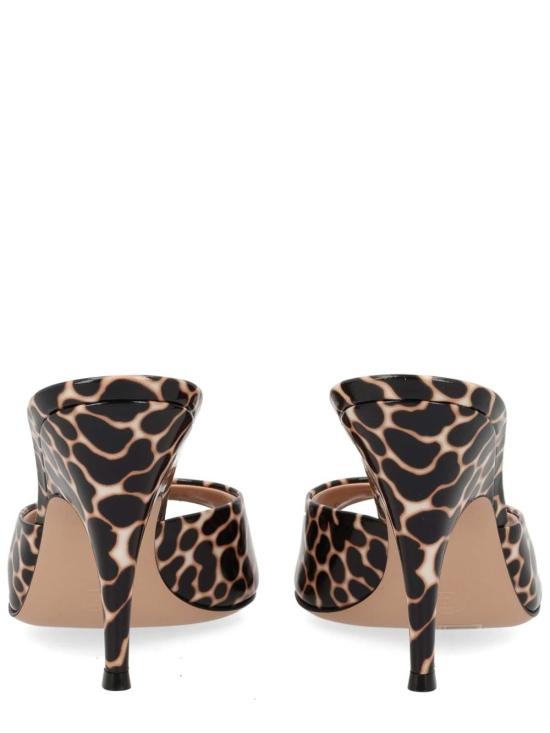 26SS 지안비토로시 뮬/슬리퍼 G1015595RICNUIOPHI ANIMAL PRINT - GIANVITO ROSSI