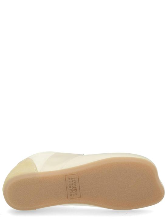26SS MM6 메종마르지엘라 사틴 팩토리 스니커즈 S59WS0248P7563T1010 White - MM6 MAISON MARGIELA