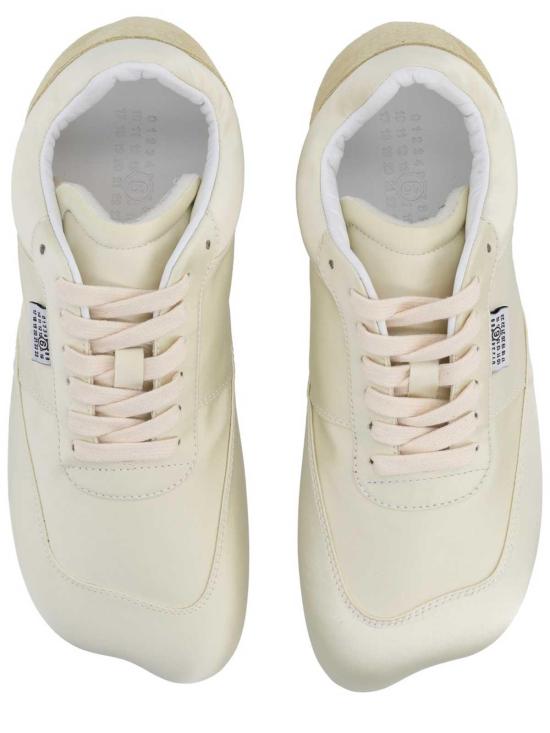 26SS MM6 메종마르지엘라 사틴 팩토리 스니커즈 S59WS0248P7563T1010 White - MM6 MAISON MARGIELA