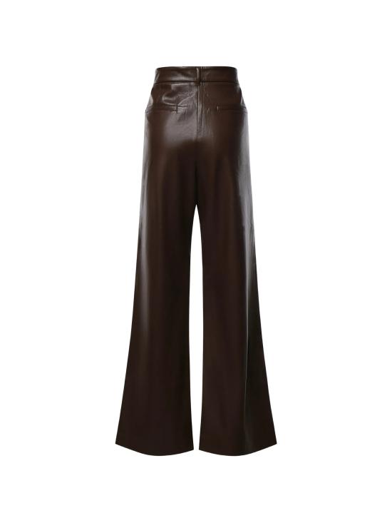 26FW 안다마네 가죽 팬츠 T200430A TNP152641 Dark Brown - ANDAMANE