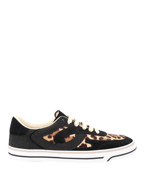 26SS 돌체앤가바나 레오 프린트 포니 DG 세일링 스니커즈 CS2385AY815HK5JF Animal Print