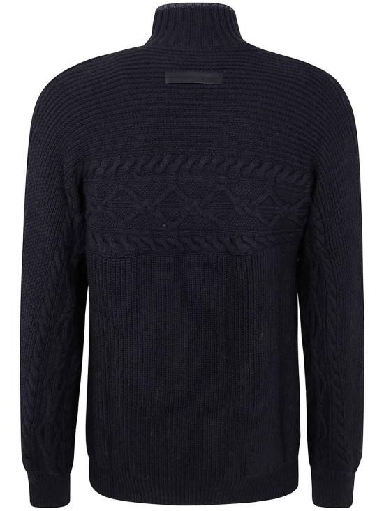 25FW 에르메네질도제냐 터틀넥 UGM59A2GCT420001 BLACK - ERMENEGILDO ZEGNA