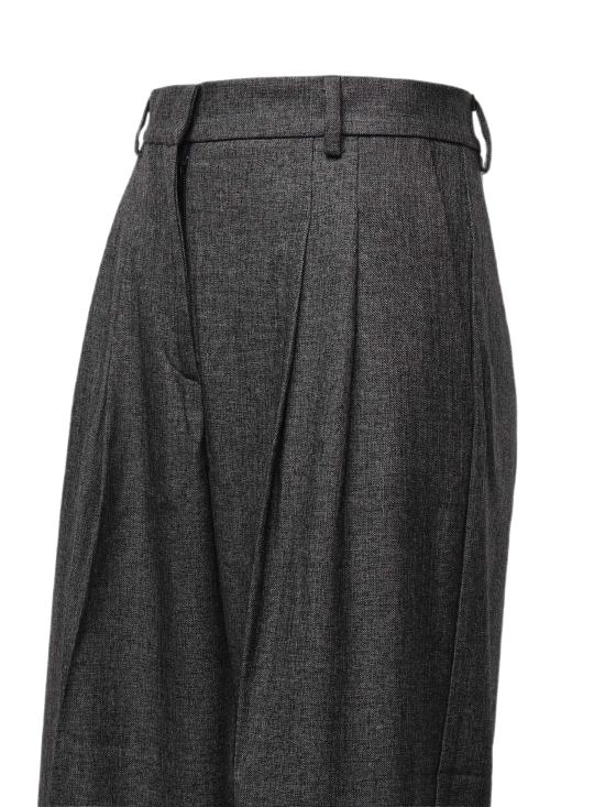 26FW 안다마네 수트 팬츠 T200409B TNP269897 Grey Black - ANDAMANE