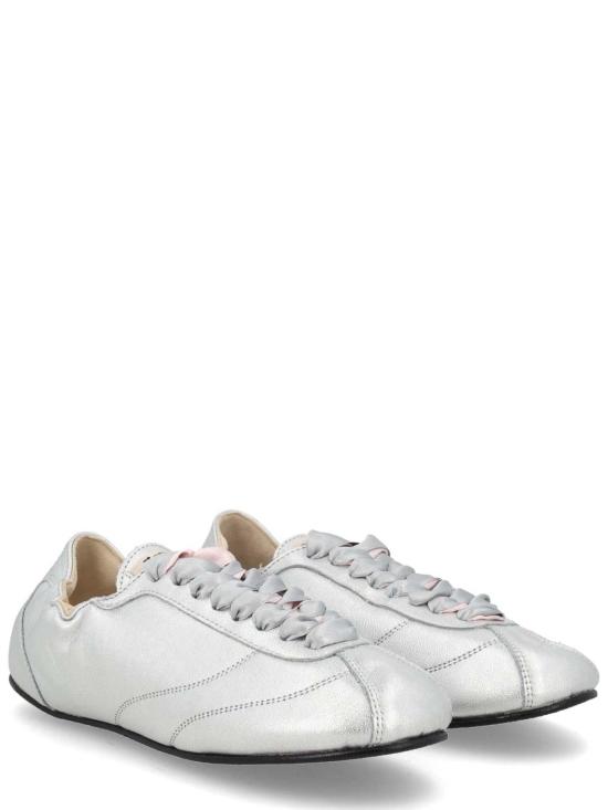  레페토 테니스 실크 스니커즈 V4230VEMD020 Silver - REPETTO
