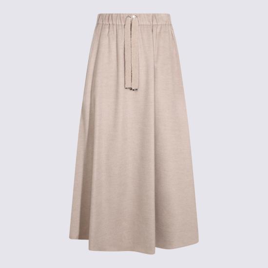26FW 에르노 롱 스커트 GN00028DR 129341985 CHANTILLY