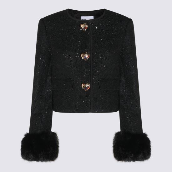 26FW 셀프 포트레이트 자켓 AW26131J B BLACK
