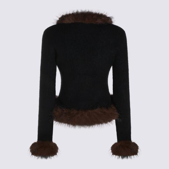 26FW 셀프 포트레이트 가디건 AW26148C B BLACK - SELF PORTRAIT