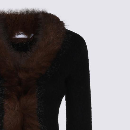 26FW 셀프 포트레이트 가디건 AW26148C B BLACK - SELF PORTRAIT