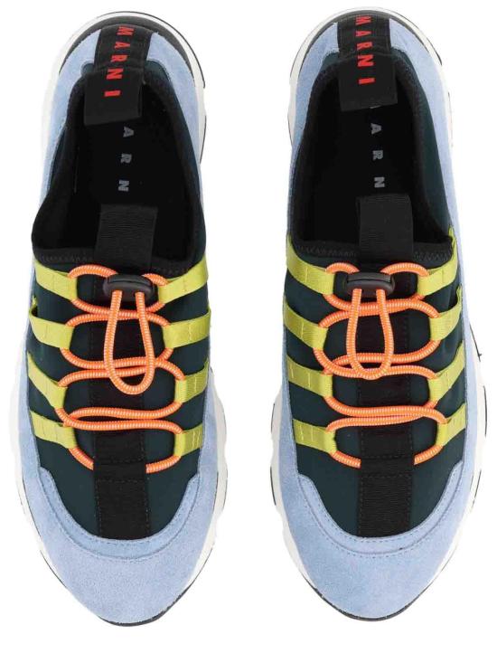 26SS 마르니 라이크라 레이스업 러닝 스니커즈 SNZU019302P7616ZP092 Multicolour - MARNI