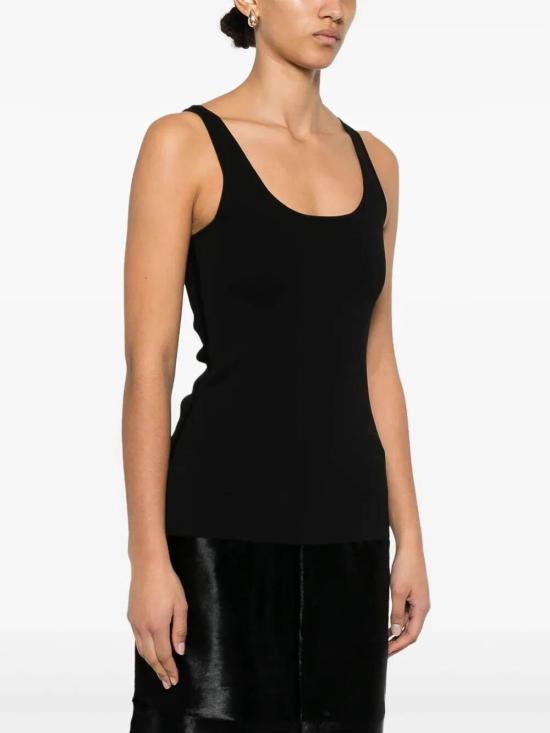  토템 민소매 티셔츠 252WRT0504YA0187001 Black - TOTEME