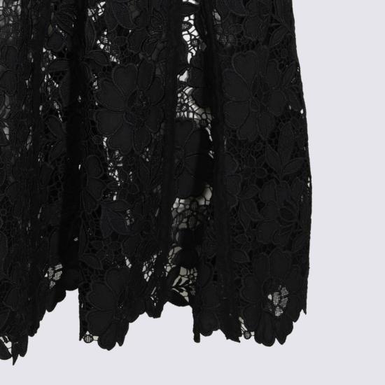 26FW 셀프 포트레이트 롱 스커트 AW26049MSK B Black - SELF PORTRAIT