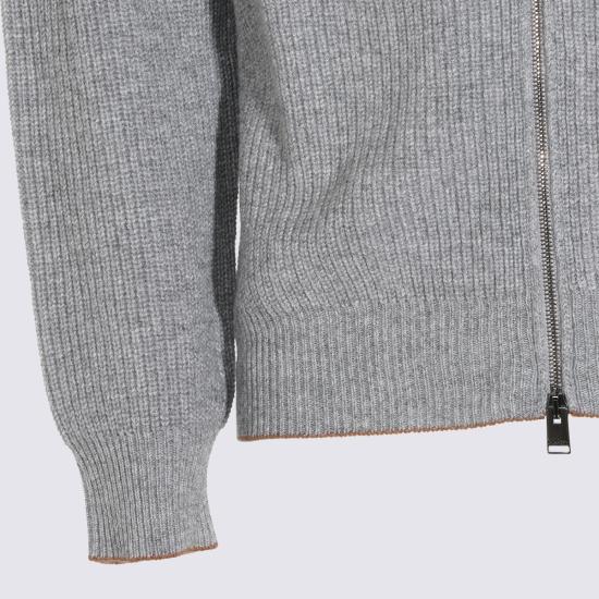 26FW 카날리 집업 니트 C1223 MK02552201 GREY - CANALI