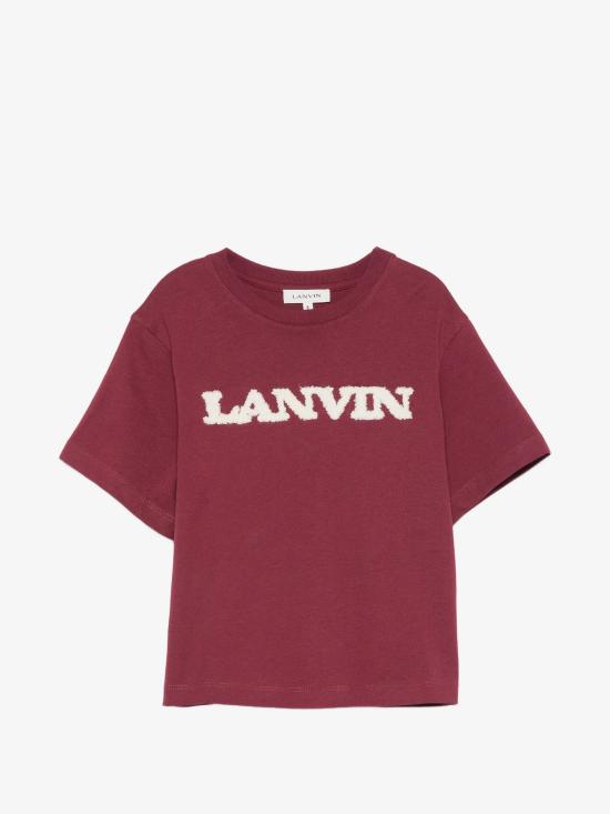 26FW [키즈] 랑방 티셔츠 N30397 955 Rosso