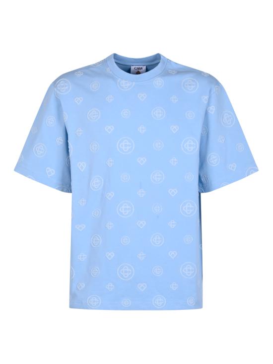 26SS 카사블랑카 반팔 티셔츠 M SS26 JTS 044 05 APPLIQUE MONOGRAM