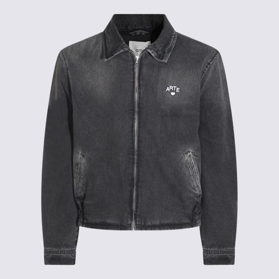 26FW 아르떼 앤트워프 데님 자켓 AW26013J 001 BLACK