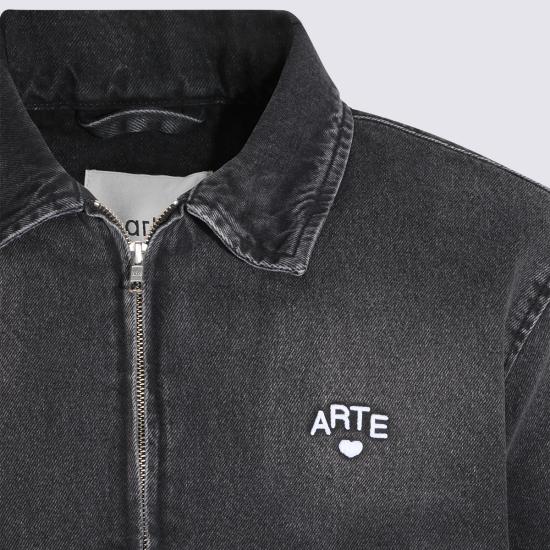 26FW 아르떼 앤트워프 데님 자켓 AW26013J 001 BLACK - ARTE ANTWERP
