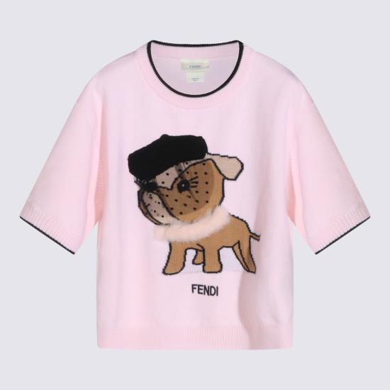 26FW [키즈] 펜디 니트/스웻셔츠 JFG263 AJ8WF1UL9 Rosa