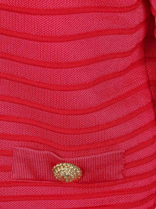  발망 가디건 EF0SK257KI38OKO Pink - BALMAIN