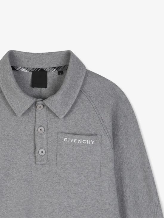 26FW [키즈] 지방시 니트/스웻셔츠 H31348 A47 Grigio - GIVENCHY