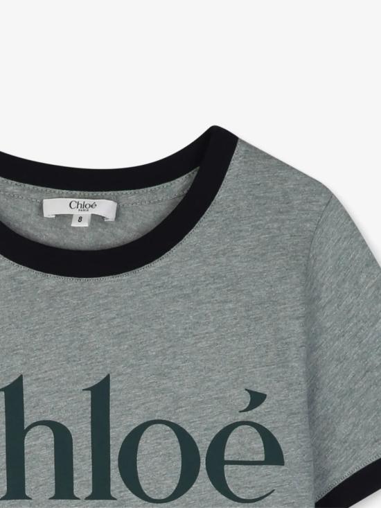26FW [키즈] 끌로에 티셔츠 C21302 H02 Grigio - CHLOE