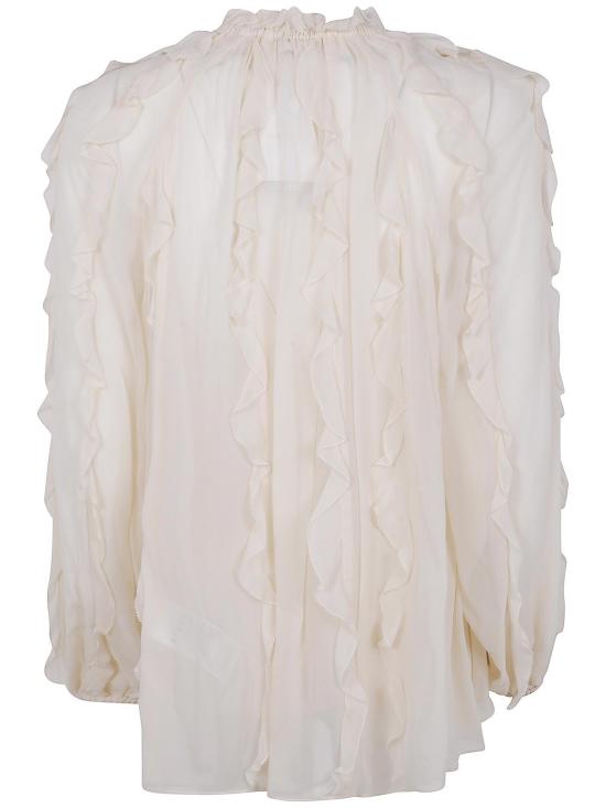 25FW 짐머만 블라우스 4030TF25RCREAM NUDE NEUTRALS - ZIMMERMANN