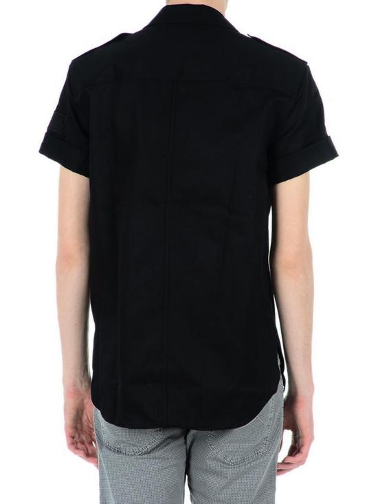  닐바렛 반팔 셔츠 BCM679E08001 Black - NEIL BARRETT