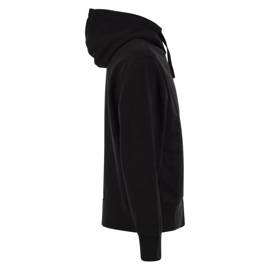 26FW 스톤 아일랜드 오가닉 코튼 플리스 와펜 집업 후드 티셔츠 오가닉 코튼 플리스 와펜 집업 후드 티셔츠 L2S156100009 BLACK - STONE ISLAND